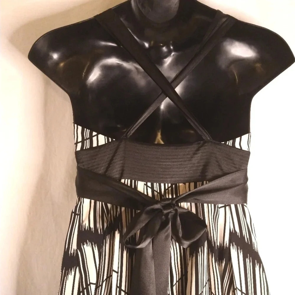 Elegant tahari silk event dress EUC โค๏ธ - Picture 11 of 14